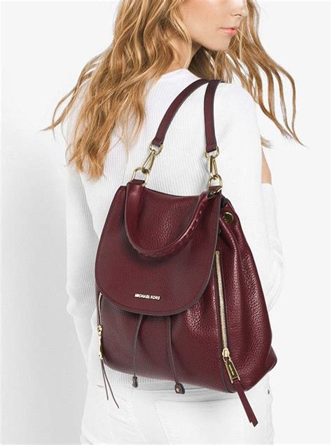 michael kors viv backpack oxblood|michael kors backpack.